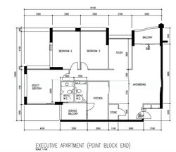 Blk 115 Ho Ching Road (Jurong West), HDB Executive #585415371